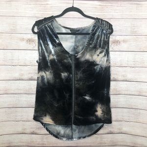 Rock & Republic | Tie Dye Crushed Velvet Tank